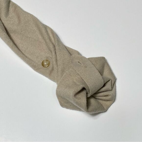 Ann Taylor Cashmere Blend Faux Wrap Front W/ Buttons Knit Sweater Women's XXS - Picture 6 of 16